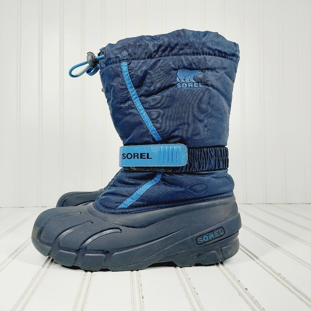 Sorel Navy Blue Insulated Waterproof Snow Winter Boots E1027